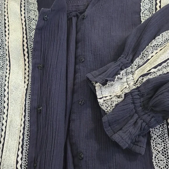 60's Fiesta Dress  By Desert Flower Orginals Waist 32 Size M-L - Picture 9 of 15